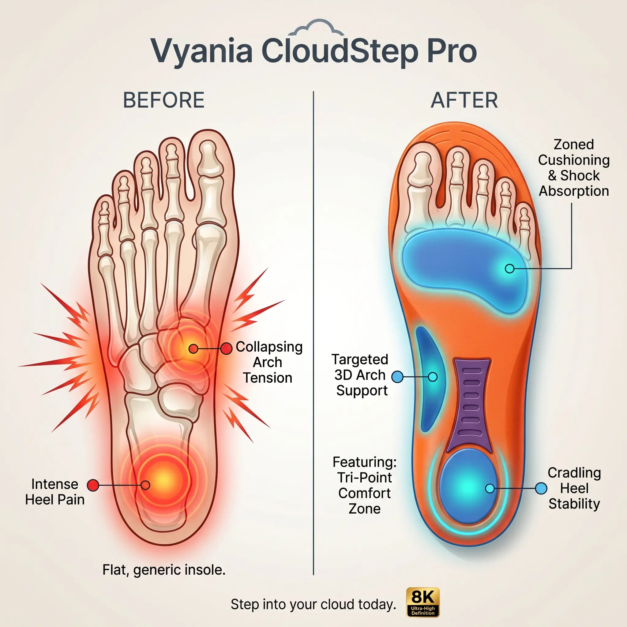 Vyania CloudStep Pro Insoles